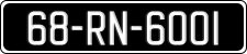 License plate of Ireland, Regular plates