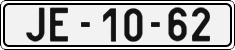 License plate of the Czech Republic, Cars (1960)