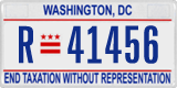 District of Columbia, Rental cars (R-12345)
