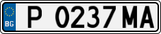 License plate of Bulgaria, Cars