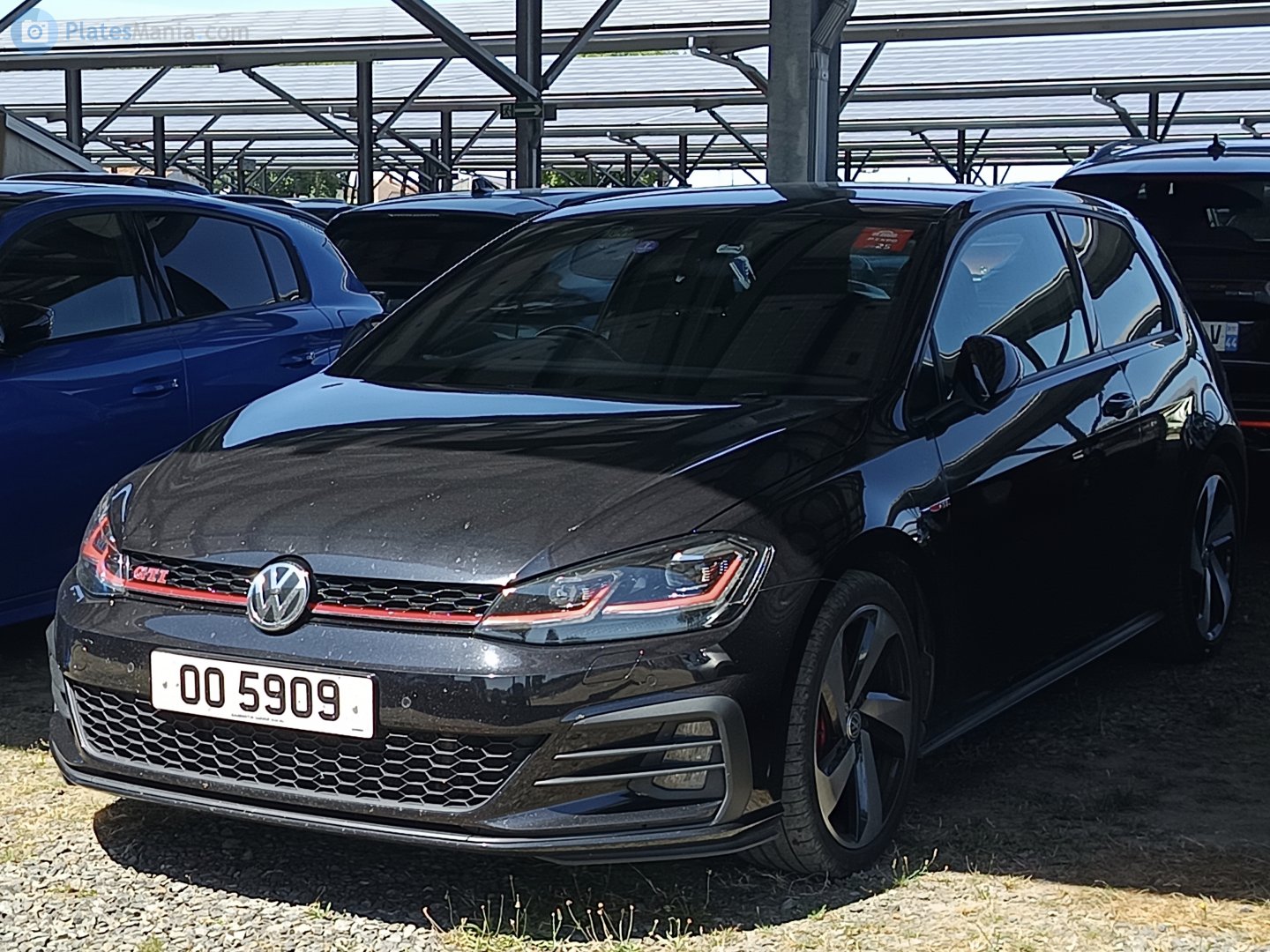 OO5909, Volkswagen Golf 7th gen 3-door Hatch (5G), facelift, 2017–2018