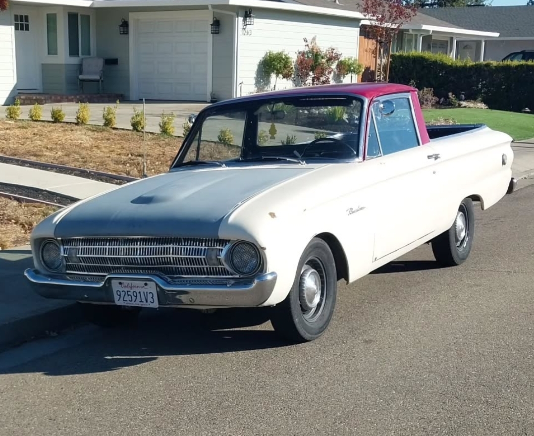 92591V3, Ford Ranchero 2nd gen (66; NA-market), 1st facelift, 1961–1963