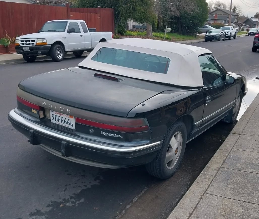 9DFR664, Buick Reatta 1st gen Convertible (4EC67; E-body), 1990–1991
