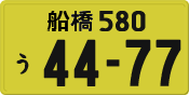 License plate of Japan, Private owners (Kei car)