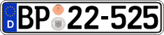 German license plate, Authorities and federal agencies
