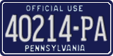 Pennsylvania, Official Use