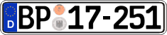 German license plate, Authorities and federal agencies