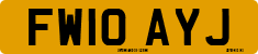 License plate of the United Kingdom, 2001 year system