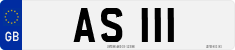 License plate of the United Kingdom, 1903 year system