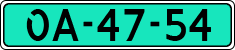 License plate of the Netherlands, Dealer (Trailers)