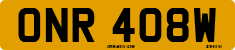 License plate of the United Kingdom, 1963 year system
