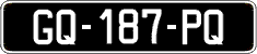 French license plate, SIV (oldtimers)