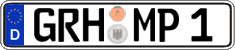 German license plate, Regular plates
