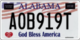Alabama, God Bless America (1234AB5)