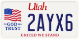 Utah, Specialty plates (1ABC2)