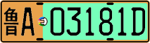 License plate of China, Electric vehicles