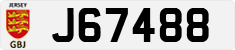 License plate of Jersey, Regular plates (J123456)