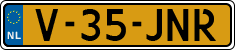 License plate of the Netherlands, Light Commercial Vehicles (1994 system)