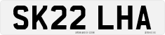 License plate of the United Kingdom, 2001 year system
