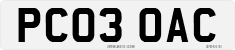 License plate of the United Kingdom, 2001 year system