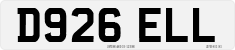 License plate of the United Kingdom, 1983 year system