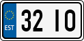 License plate of Estonia, Motorcycles