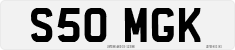 License plate of the United Kingdom, 1983 year system
