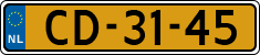 License plate of the Netherlands, Diplomatic