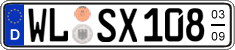 German license plate, Seasonal plates