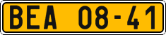 License plate of the Czech Republic, Commercial vehicles (1960)