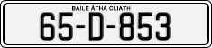 License plate of Ireland, Regular plates