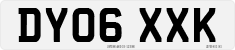 License plate of the United Kingdom, 2001 year system