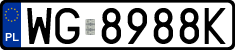 License plates of Poland, Regular car plates