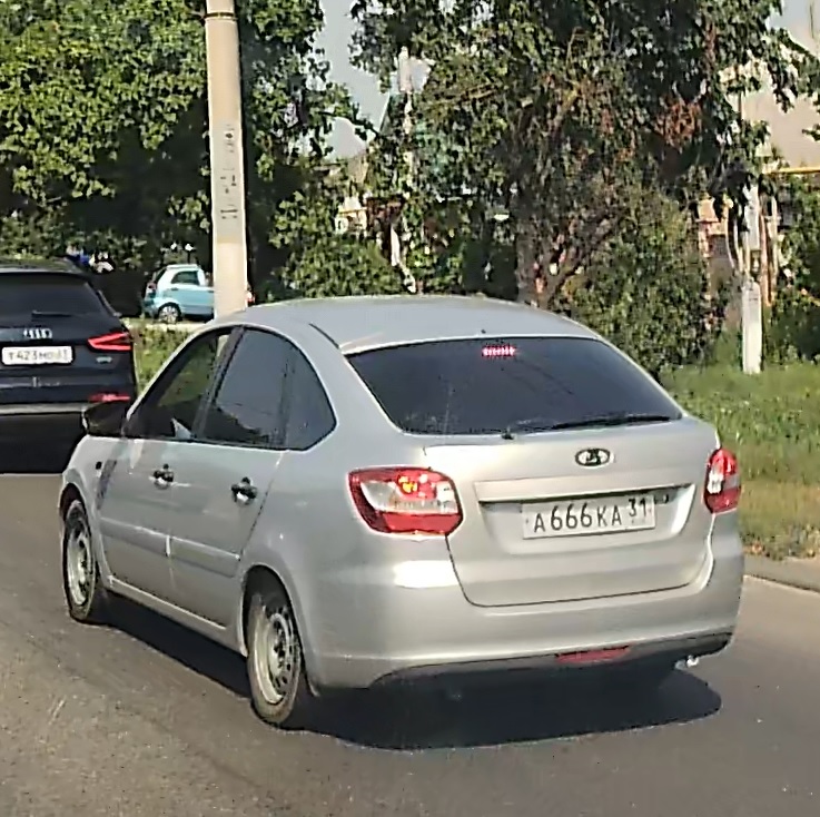 а 666 ка 31, Lada (VAZ) 2191 Granta 2191, 2014–2018