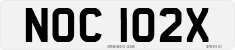 License plate of the United Kingdom, 1963 year system