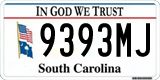 South Carolina, In God We Trust (1234AB/123 4AB)