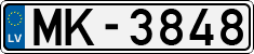 License plate of Latvia, Regular car plates