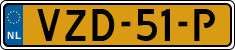 License plate of the Netherlands, Light Commercial Vehicles (1994 system)