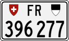 License plate of Switzerland, Cars