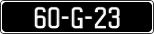 License plate of Ireland, Regular plates