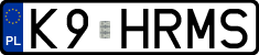 License plates of Poland, Vanity Plates