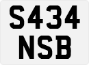 License plate of the United Kingdom, 1983 year system