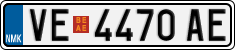 License plate of North Macedonia, Regular plates (2012)