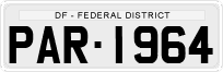 License plate of Brazil, Private owners (1990)