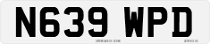 License plate of the United Kingdom, 1983 year system