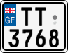 License plate of Georgia, Motorcycles (2014)