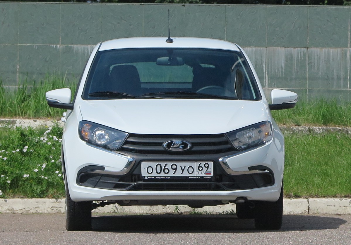 о 069 уо 69, Lada (VAZ) 2190 Granta 2190, facelift, 2018–