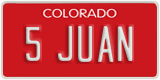 Colorado, Vanity Plates