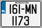 License plate of Ireland, Regular plates