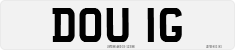 License plate of the United Kingdom, 1963 year system